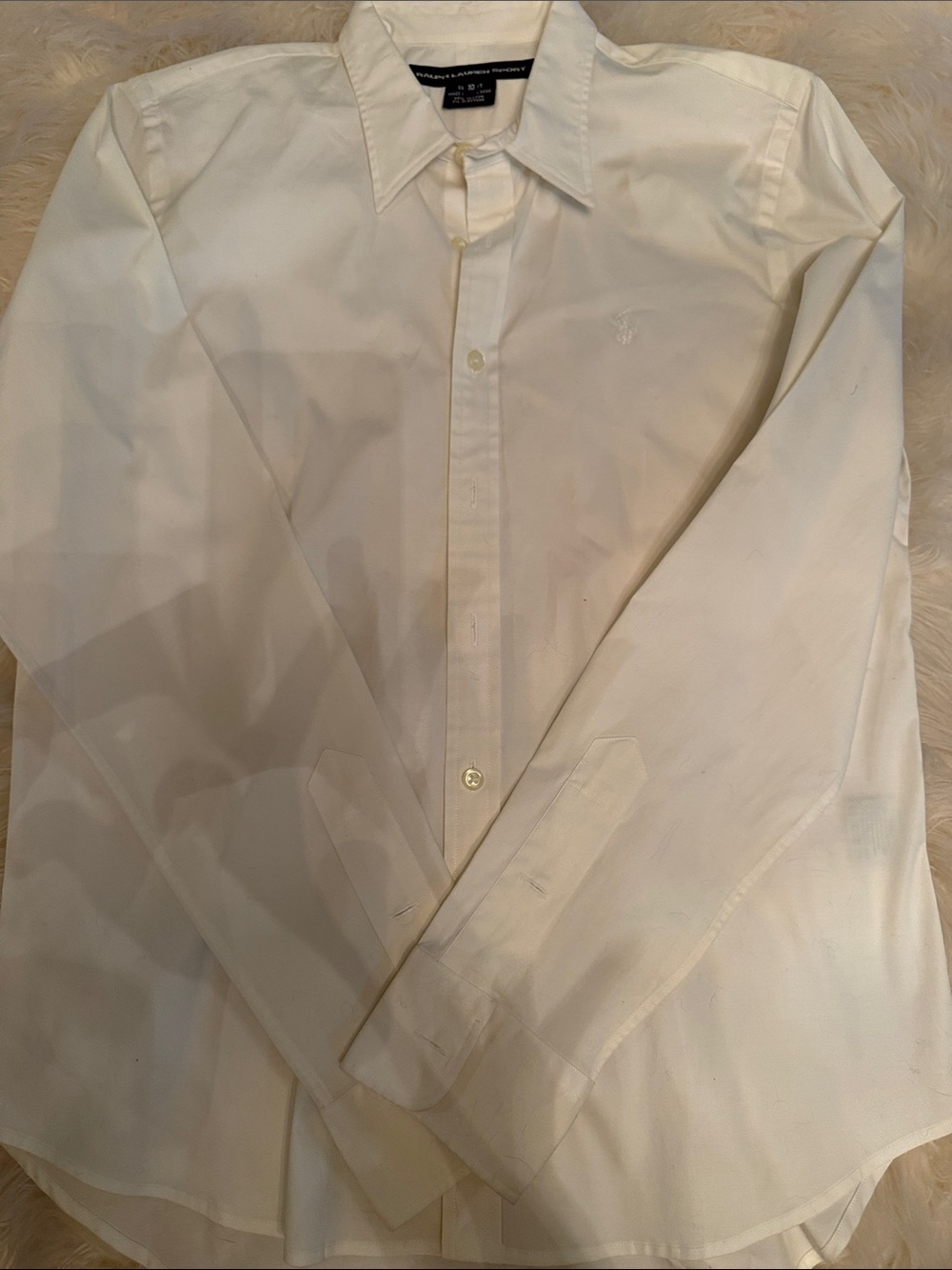 Ralph Lauren Women's Sport White LS Shirt